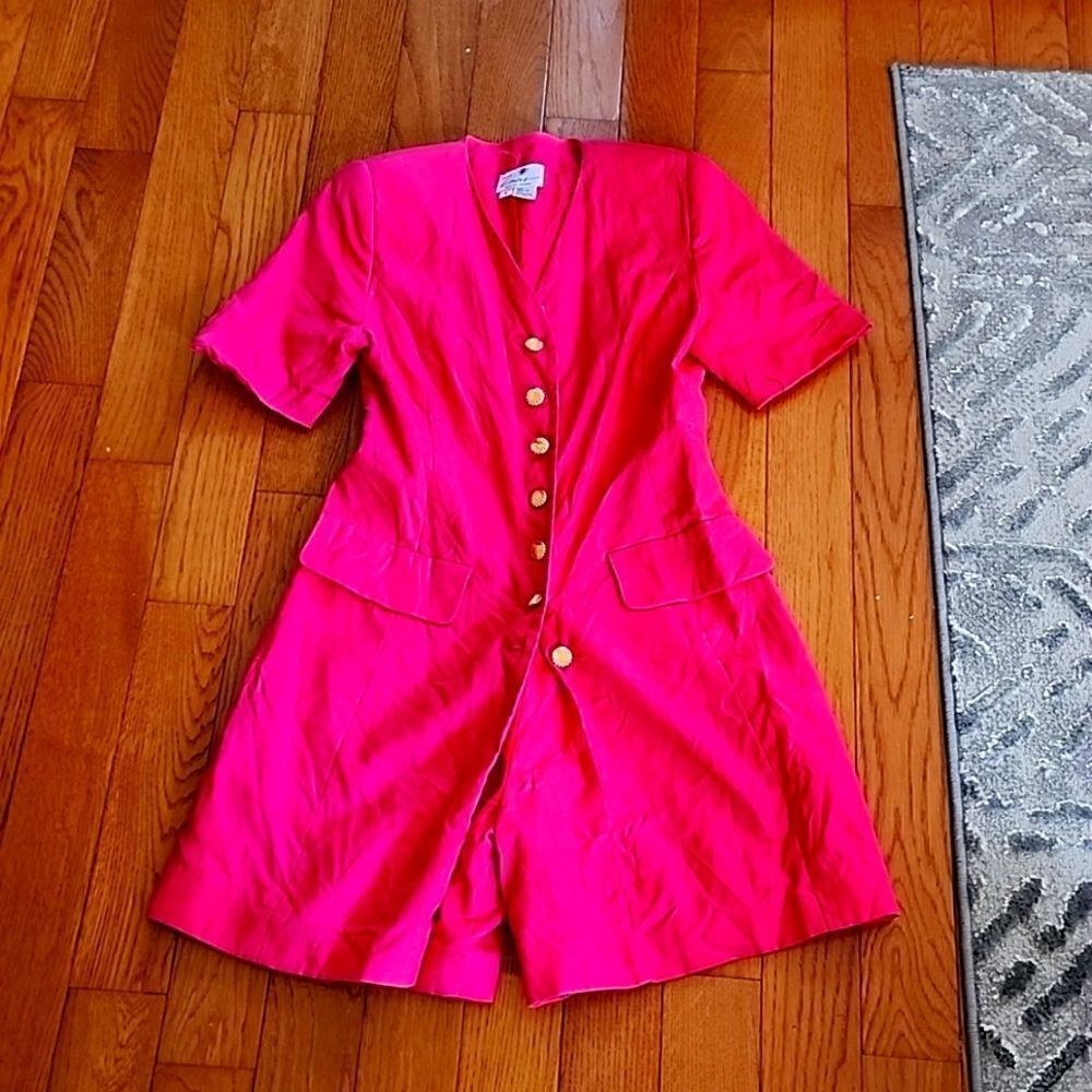 Vintage zevias linen romper sz 8